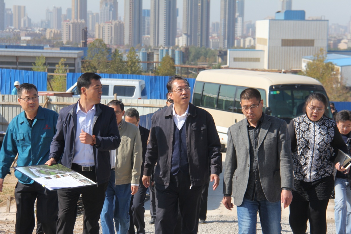 淄博高新区刘荣喜书记带队到市重点项目现场调研